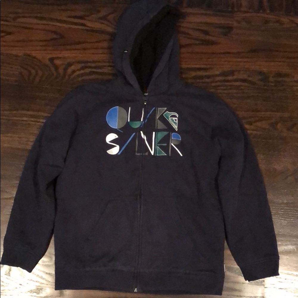 Quicksilver boys zip up hoodie